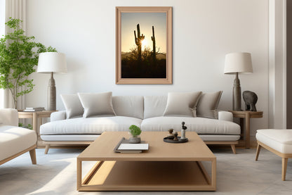 Saguaro Sunrise | Quartzsite, AZ | Digital Photography | Instant Download