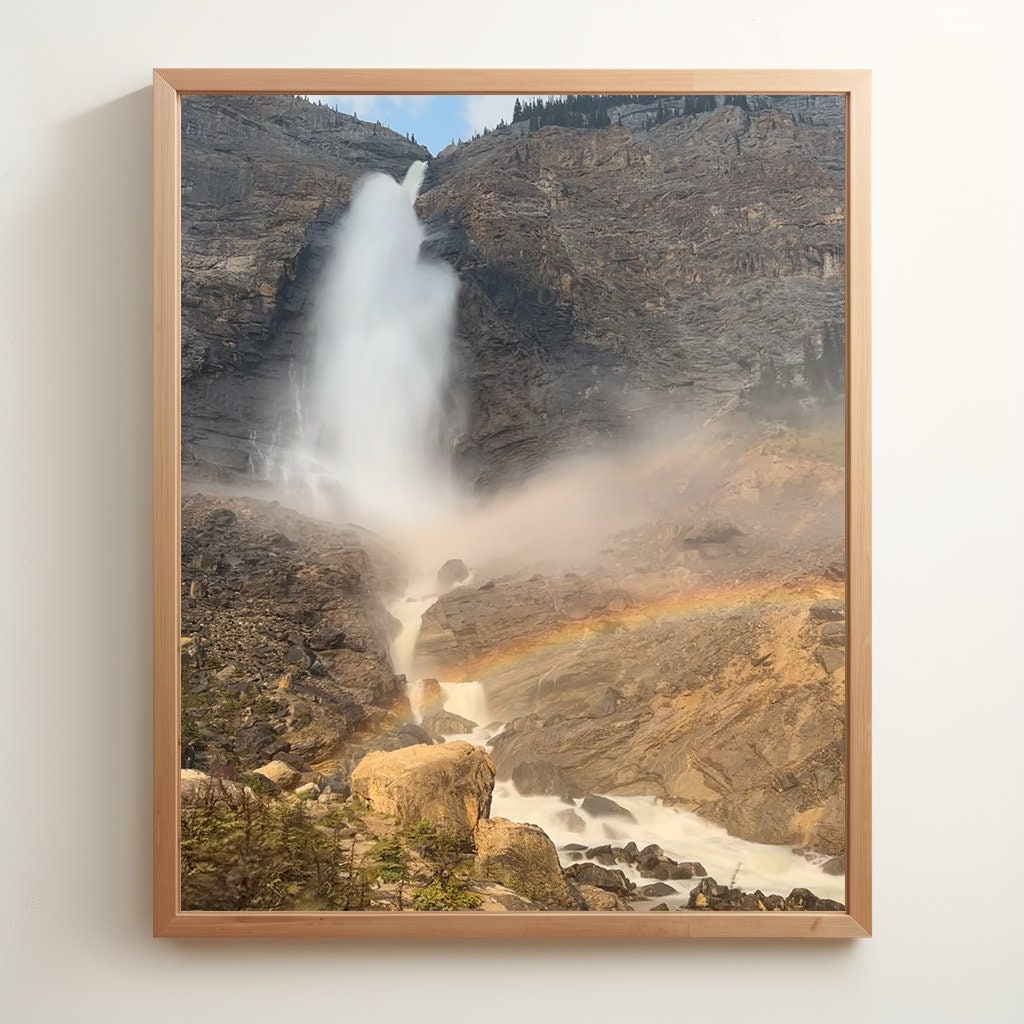 Takakkaw Falls Yoho National Park British Columbia, CA | Digital Photography | Instant Download